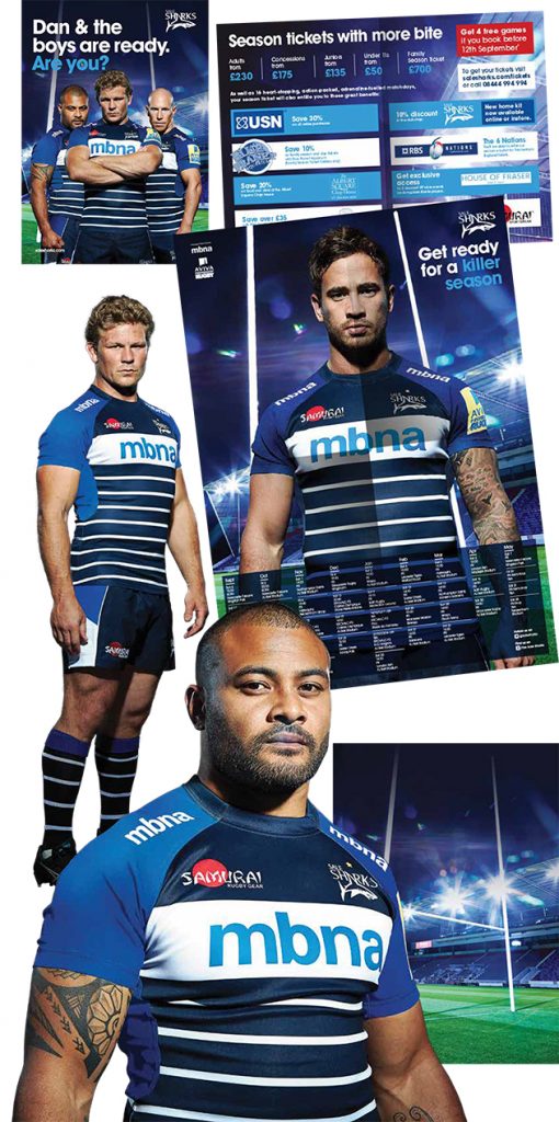 Sale Sharks Season Ticket Campaign We Are Brave